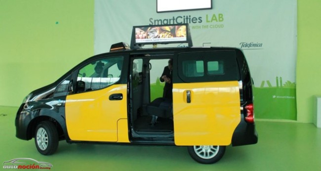 Los taxis del futuro serán puntos de información y venta con Wifi y otros servicios