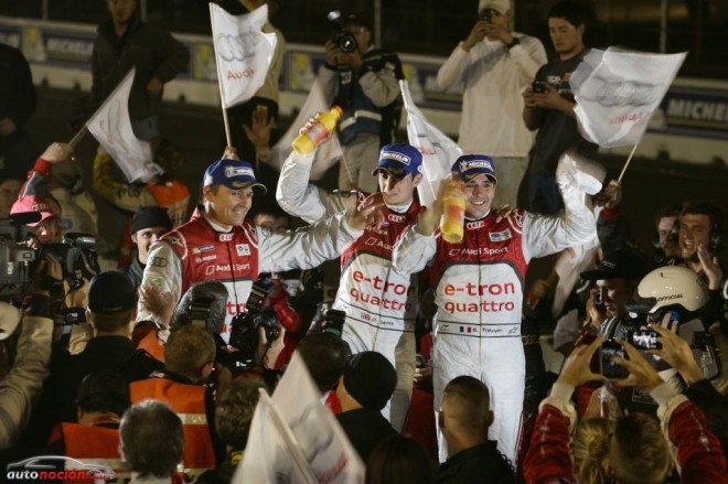 Audi 12 horas Sebring Podio