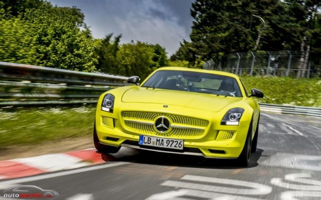 El SLS AMG Coupé Electric Drive marca 7:56.234 minutos en Nordschleife