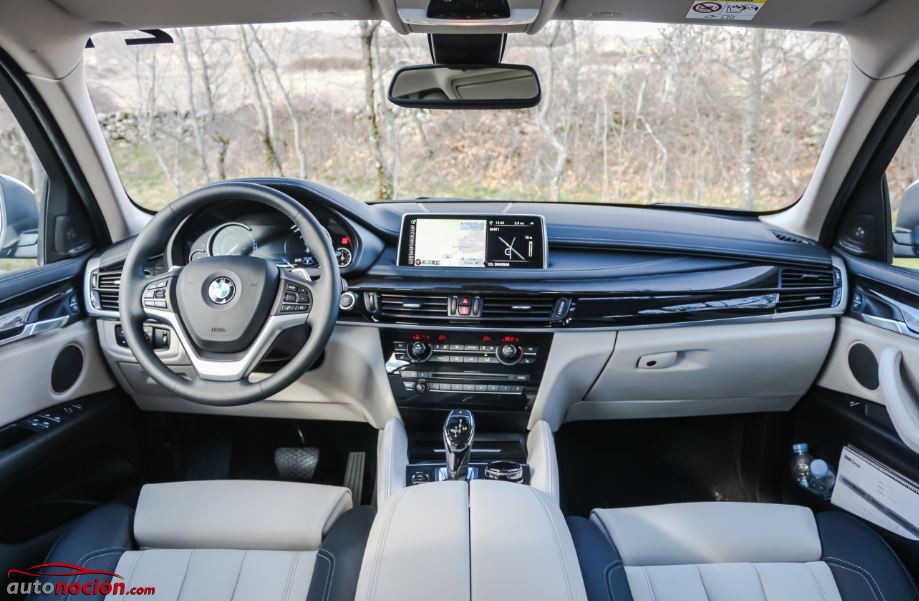 interior bmw x6 2015 crema