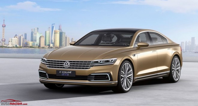 Volkswagen C Coupé GTE: El futuro de los «coupés» de cuatro puertas del fabricante