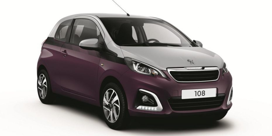 La carroceria bitono aterriza en el Peugeot 108: Llega la serie especial «Dual»