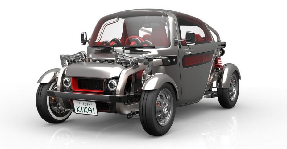 Toyota KIKAI: Un Concept con aspecto de Hot Rod diseñado para interacturar con el aspecto mecánico