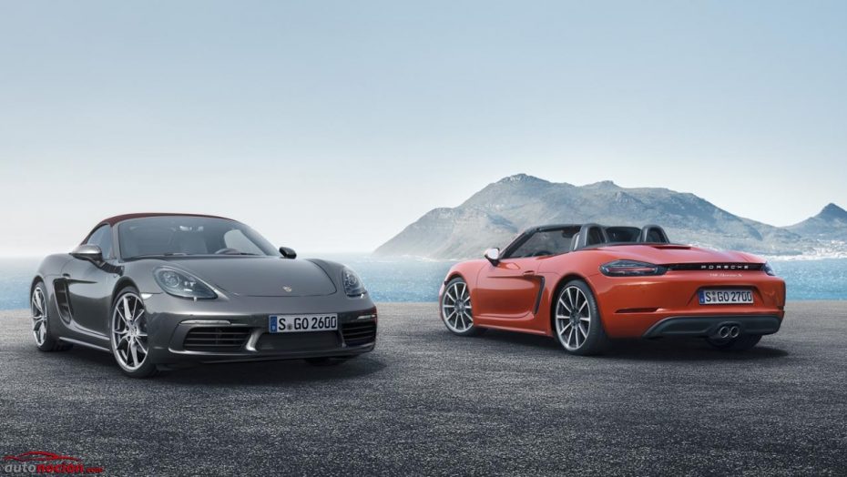 Porsche 718 Boxster y Boxster S: Llegan los cuatro cilindros turbo con más potencia, más diversión y menos consumos