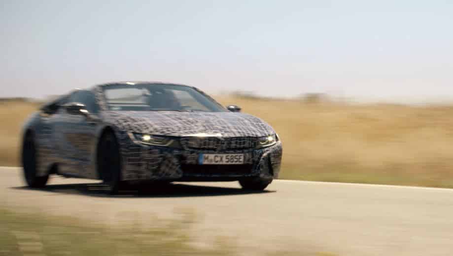 El BMW i8 Roadster se deja ver en su fase final de desarrollo: Aquí los primeros datos oficiales
