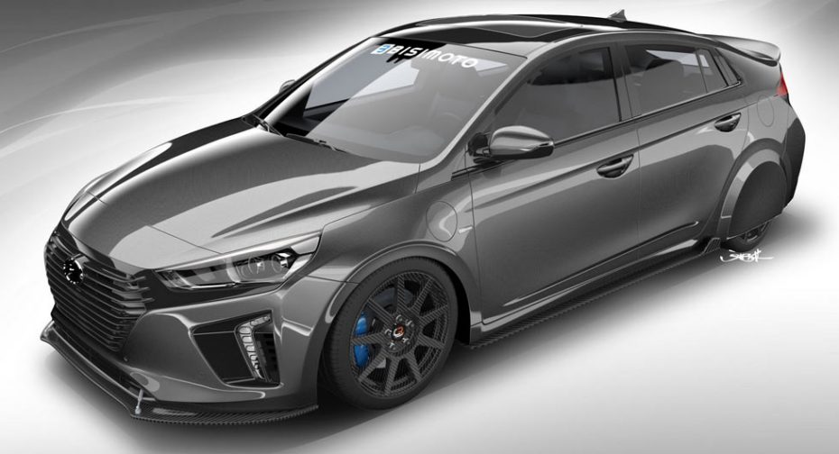 Te presentamos el Hyundai HyperEconiq Ioniq que será presentado en el SEMA 2017 ¡Y es bestial!