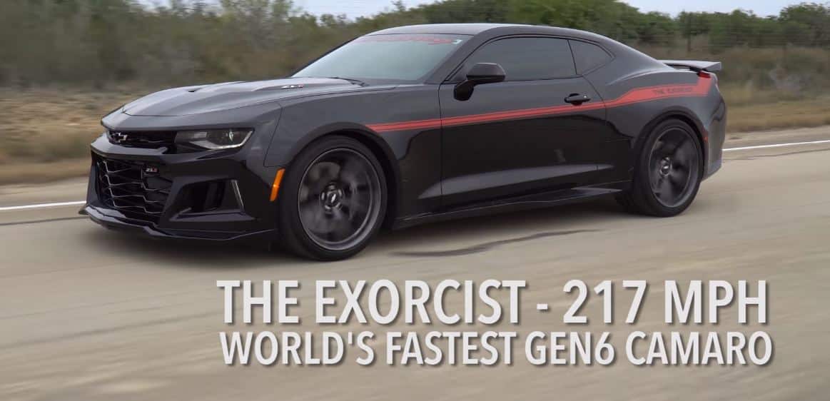 [Vídeo] Así alcanzan el Chevrolet Camaro ZL1 ‘The Exorcist’ y sus 1.000