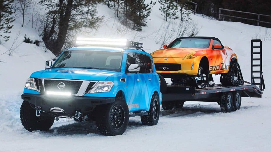 Nissan 370Zki y Nissan Armada Snow Patrol: Con estos ‘cacharros’, que corten la AP-6 cuando quieran…