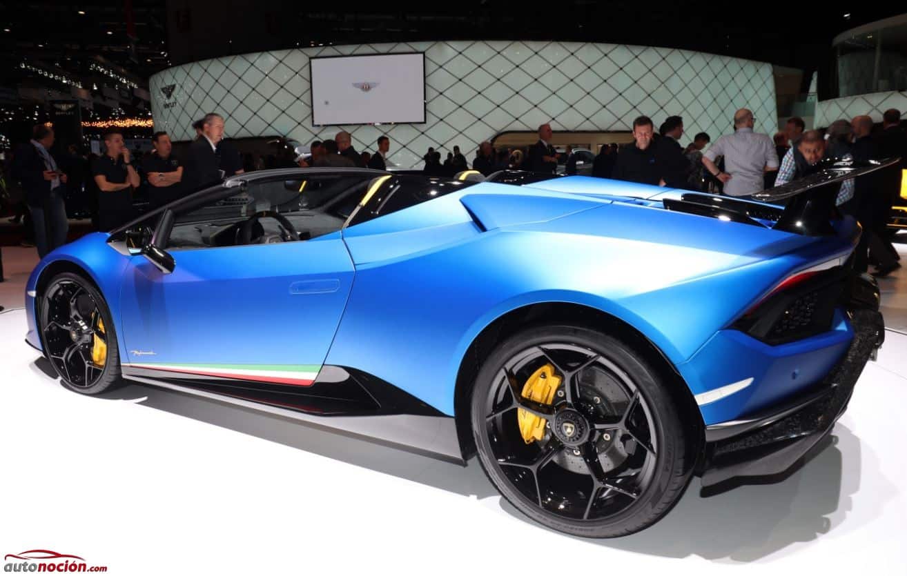 Directo Lamborghini Hurac N Performante Spyder Un V De Litros Con Aspiraci N Natural Y