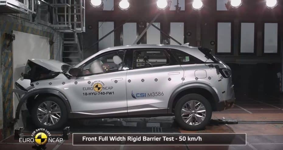 Nueva tanda de pruebas de choque: Euro NCAP confirma que la pila de hidrógeno es segura