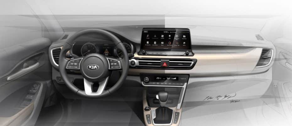 El nuevo crossover compacto de KIA revela su interior: Lo conoceremos en verano