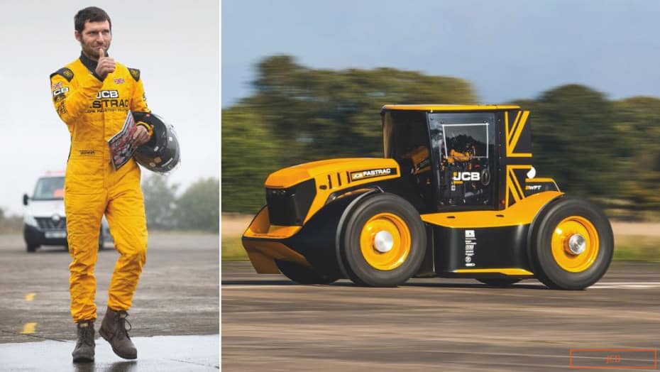 Este tractor ha alcanzado los 247,35 km/h y ahora ostenta el récord Guinness de velocidad