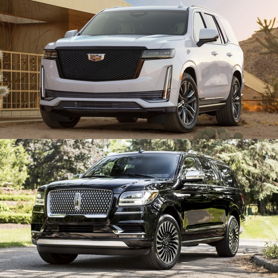 Comparativa visual Cadillac Escalade vs. Lincoln Navigator 2020