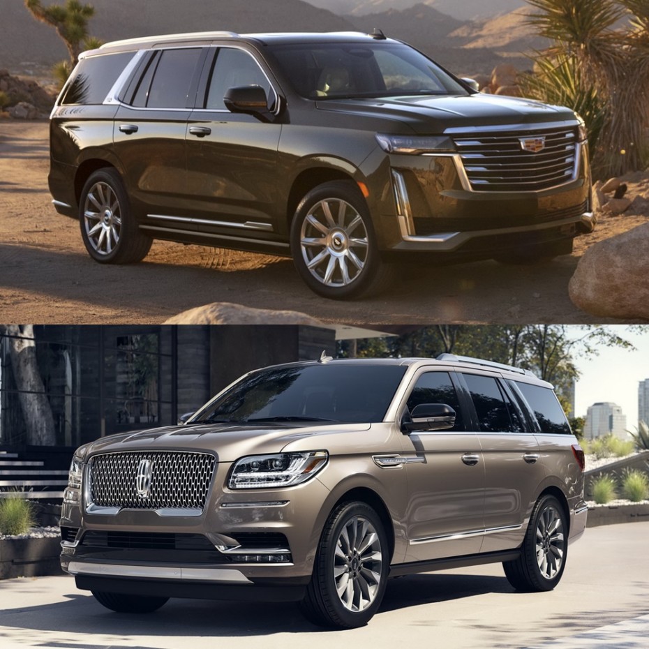 Comparativa visual Cadillac Escalade vs. Lincoln Navigator 2020