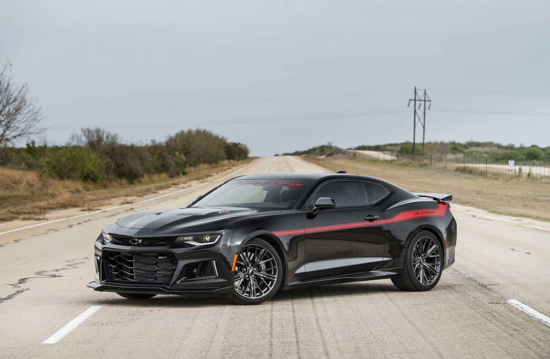 Hennessey ha sacado a pasear su Camaro ZL1 ‘The Exorcist’: 1.000 CV ...