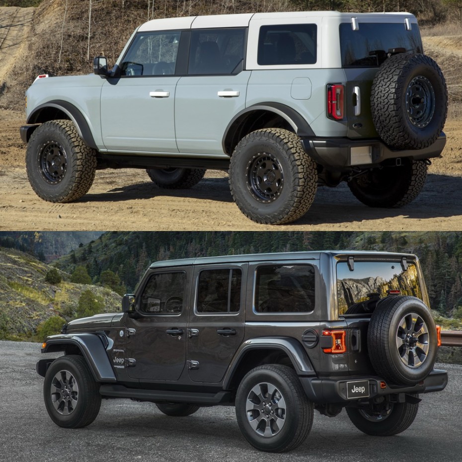 Comparación Visual ¿eres Más De Ford Bronco O De Jeep Wrangler 4258