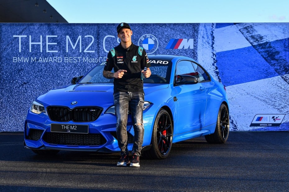 Fabio Quartararo gana el BMW M Award de MotoGP: un espectacular BMW M2 CS