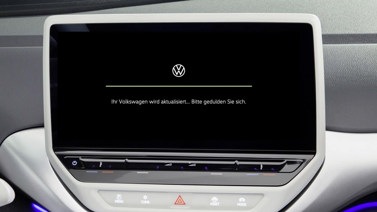 actualización inalámbrica de Volkswagen