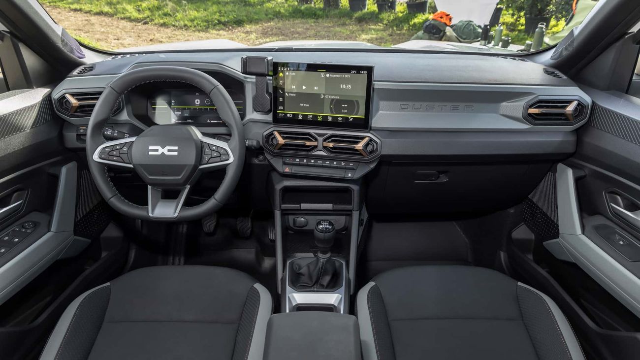 Interior del Dacia Duster