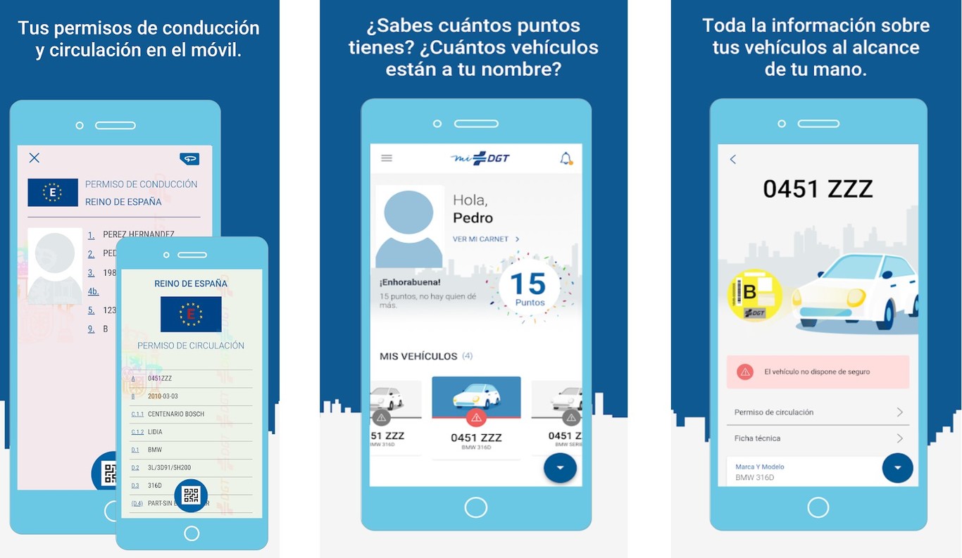 Se puede votar con carnet de conducir en la app de MiDGT