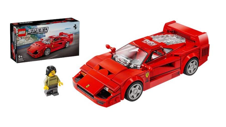 Nuevo Ferrari F40 de LEGO Speed Champions: debutará en Agosto