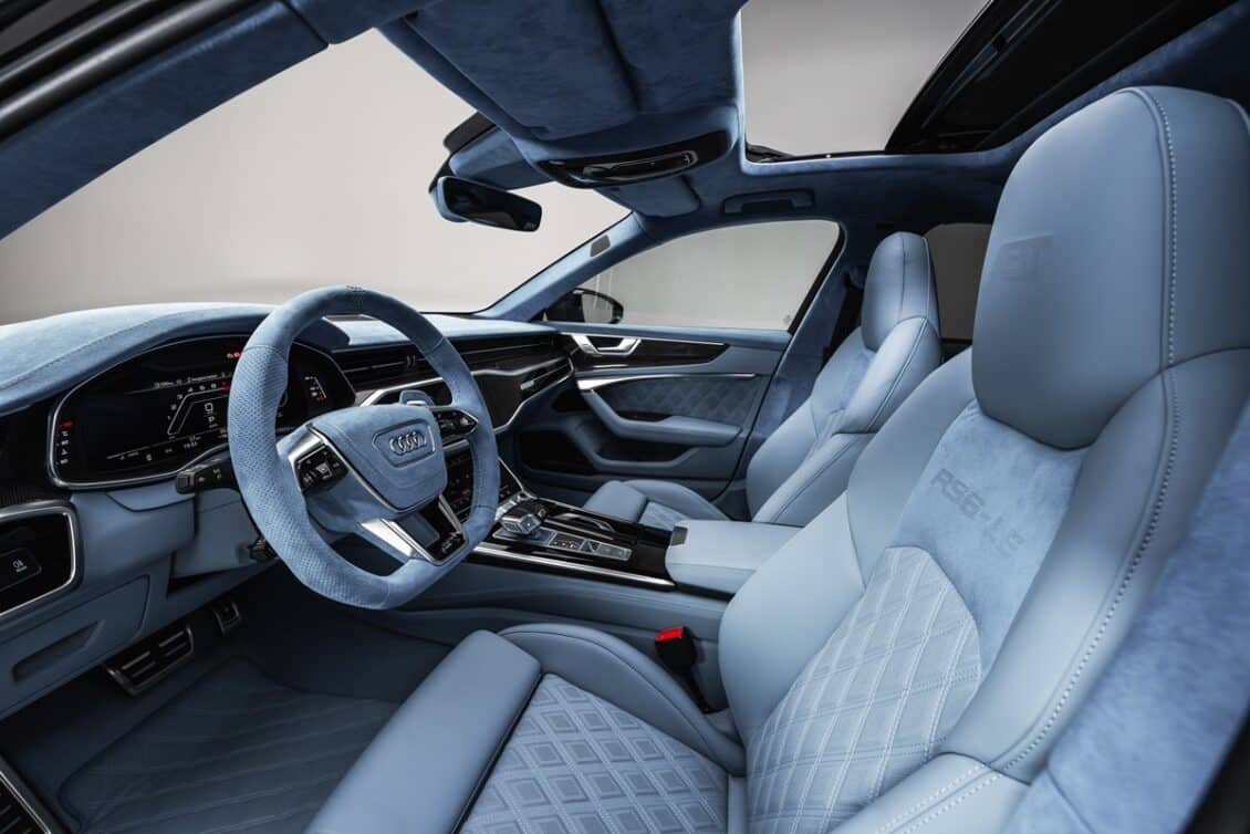 Así luce el interior de un Audi con el nuevo programa de personalización de interiores de ABT