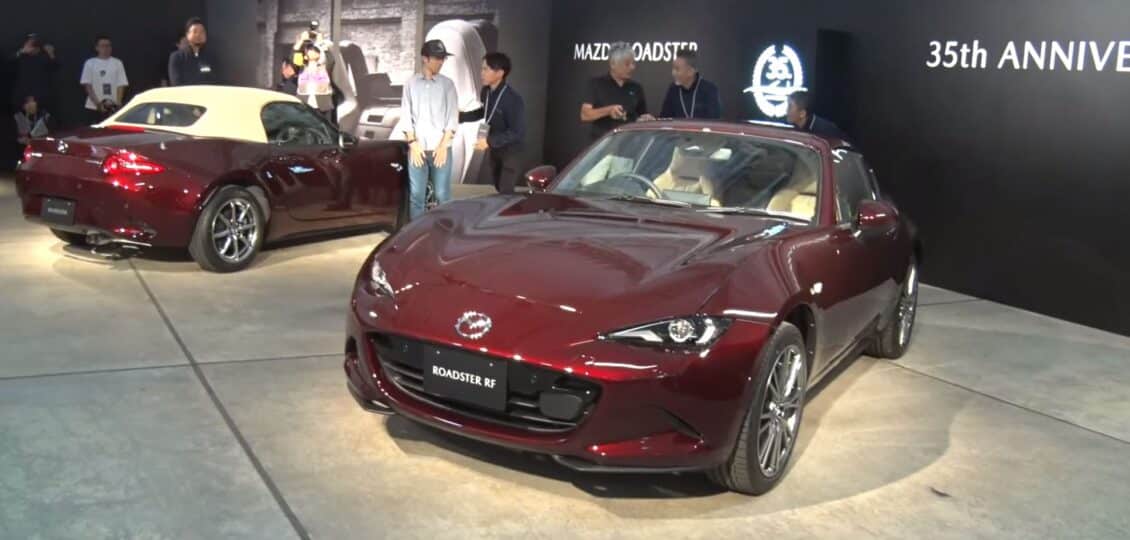 El Mazda MX-5 35 aniversario da la cara tímidamente