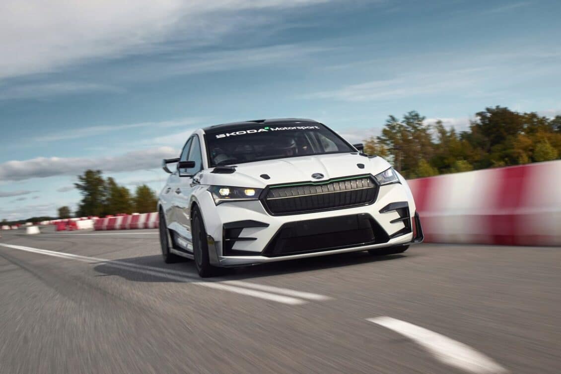 Skoda Enyaq RS Race, un concept car que nos muestra el futuro de la marca en la competición