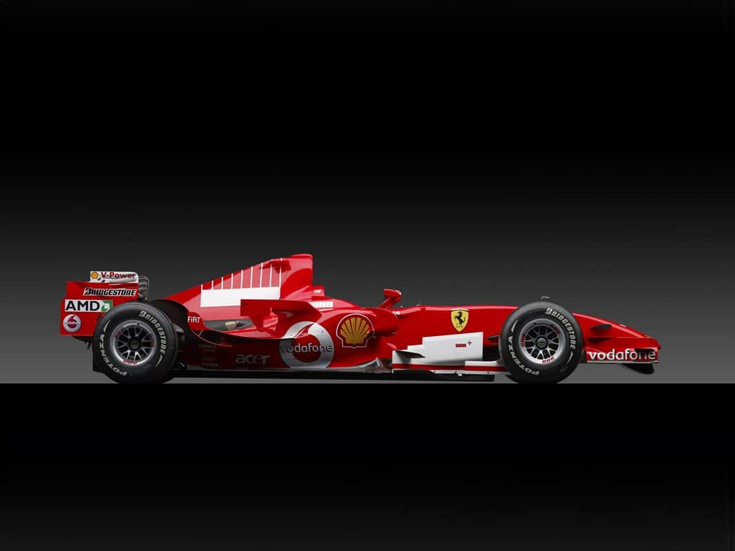 lateral Ferrari 248 F1