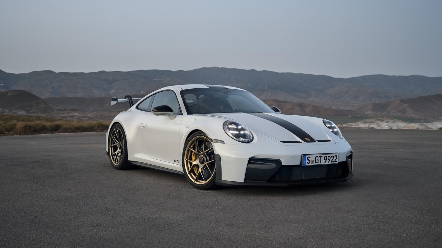 Porsche 911 GT3 blanco exterior