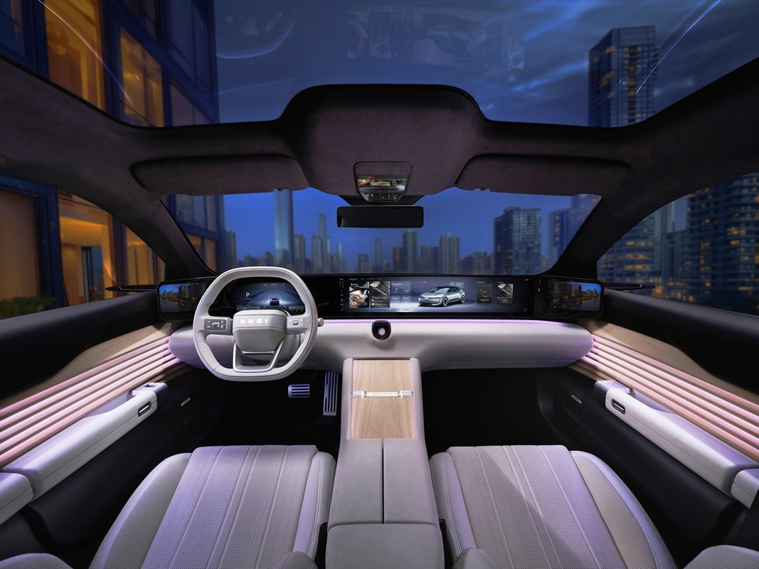 Audi E concept interior