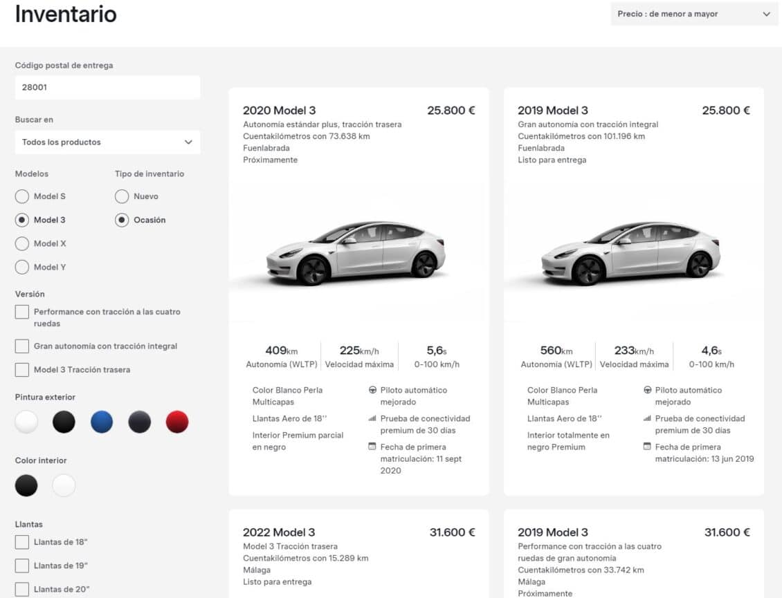 ¿Es buena idea comprar un Tesla de segunda mano?: costes de reparación y modelos más recomendables