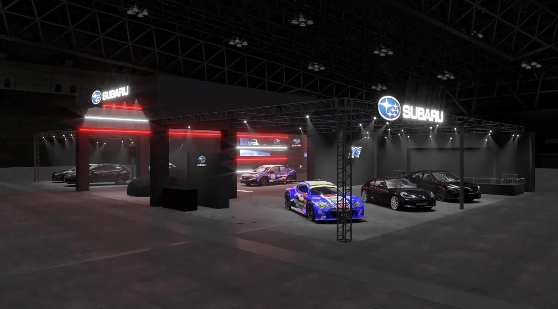 subaru stand salon tokio