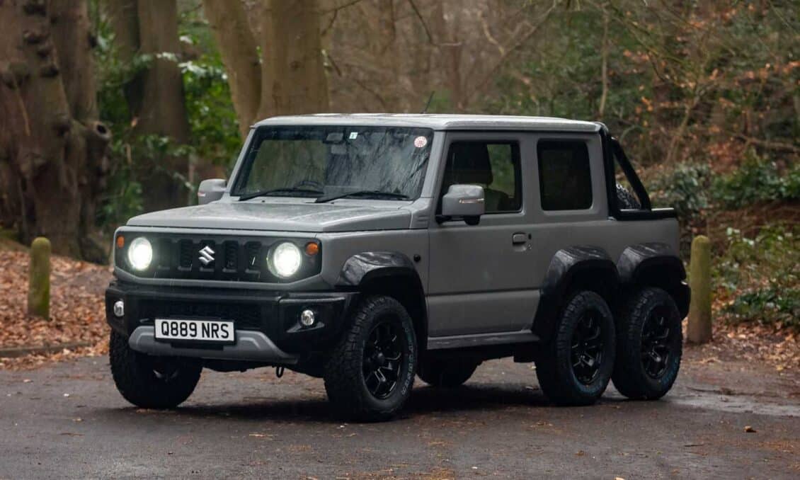 Cuando un 4×4 no es suficiente: Conoce el Suzuki Jimny 6×4, el rey de la excentricidad