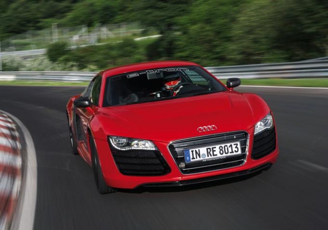 Récord mundial para el Audi R8 E-TRON en Nürburgring