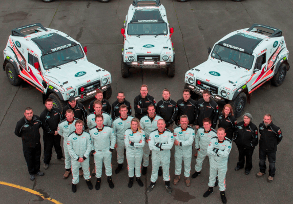 El equipo Race2Recovery, patrocinado por Land Rover, listo para iniciar el Dakar