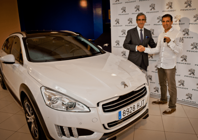 Marc Gené escoge el Peugeot 508 RXH para su día a día