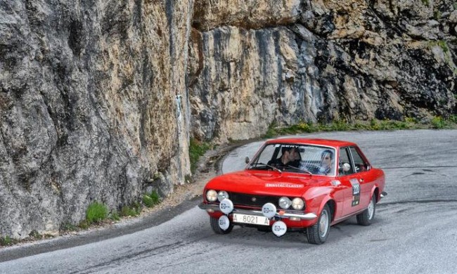 El SEAT 124 Sport en el Ennstal Classic 2012