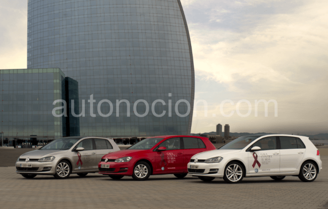 El Nuevo Golf VII, vehículo oficial de la gala contra el SIDA